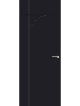 Binnendeur Nuance NC151 zwart