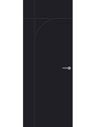 Binnendeur Nuance NC151 zwart
