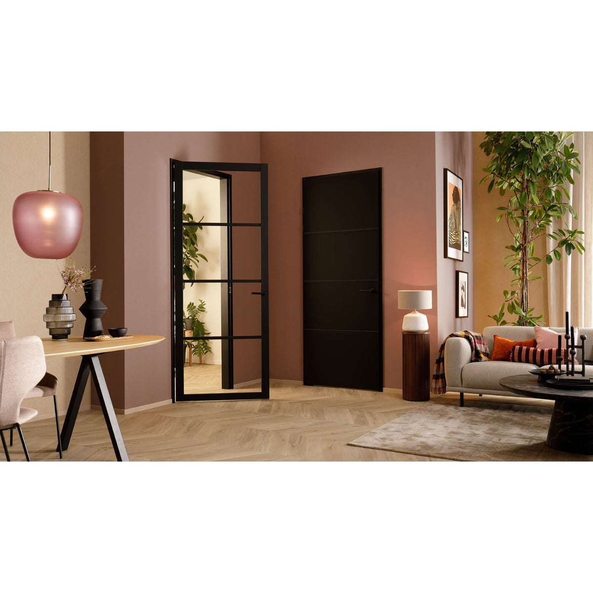 Binnendeur Nova Design NDB900 zwart