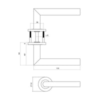 Deurkruk Q 01 PVD antraciet