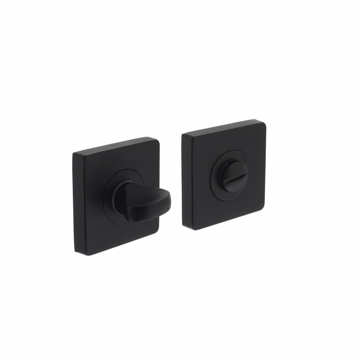 Toiletset vierkant mat zwart 