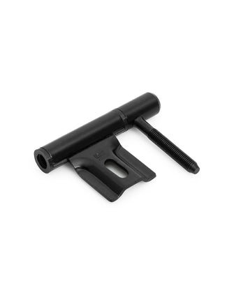 Paumelle voor polynorm / theuma kozijn 74.5x14 mm zwart