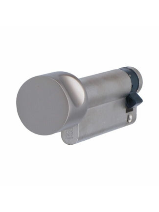 Halve knopcilinder vernikkeld