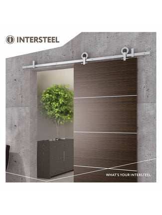 Schuifdeursysteem Modern Top roestvast staal