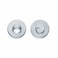 Rozet toilet-/badkamersluiting chroom mat