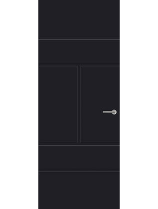 Binnendeur Front FR557 zwart