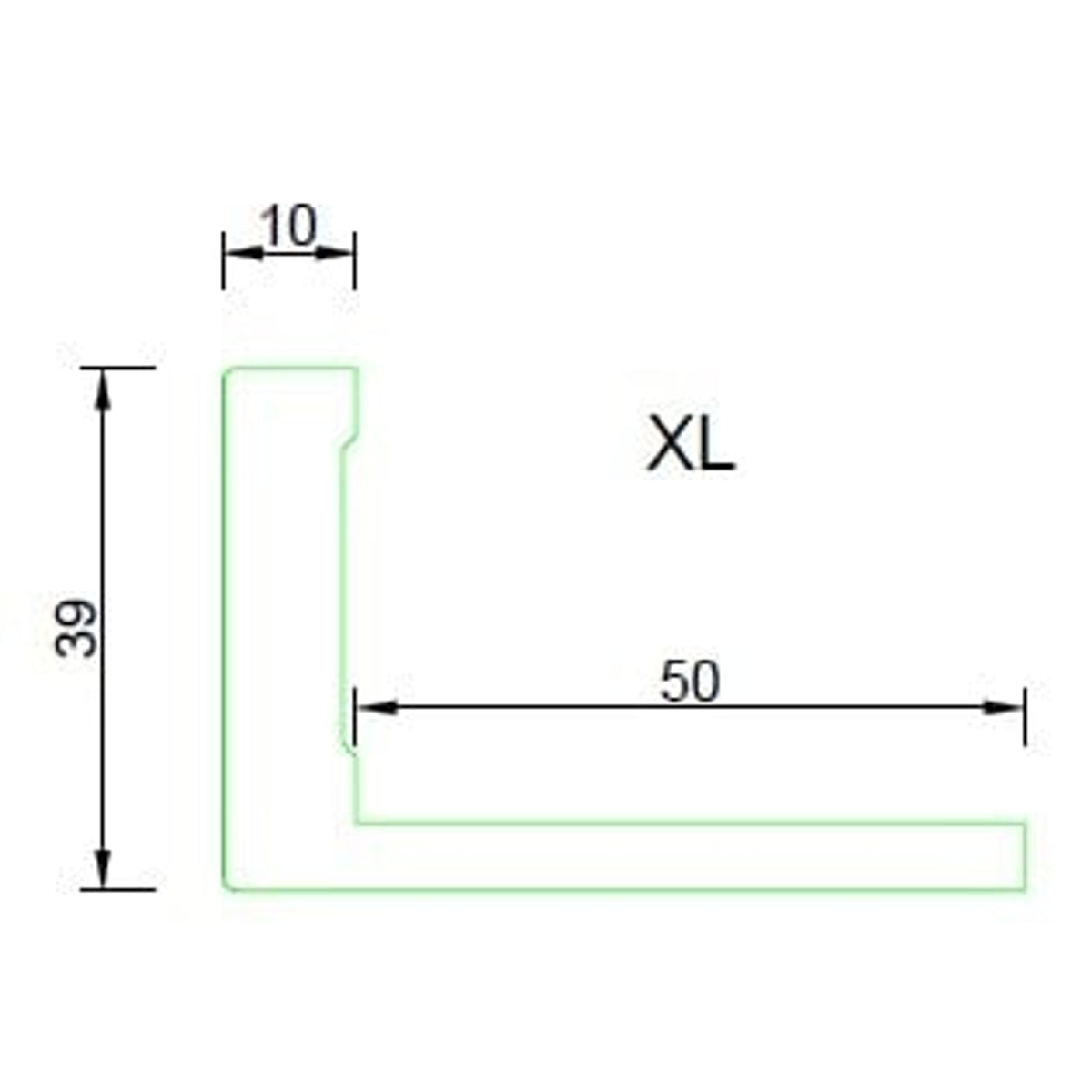 Alfa flex XL architraaf wit