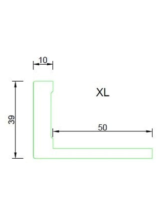 Alfa flex XL architraaf wit