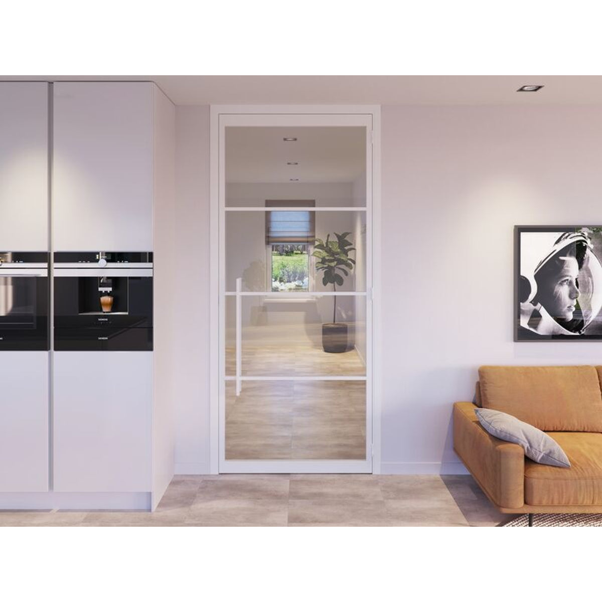 Binnendeur SSL4404 Blank glas