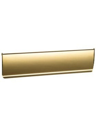 Tochtborstel met afdekplaat ocean  PVD Gold