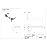 Deurkruk Eclipse DR102-G PVD mat goud