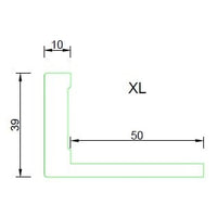 Alfa flex XL architraaf wit