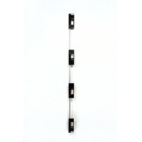 Freesmal 89x89 scharnier 4-delig (rail 250 cm)