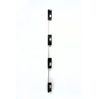Freesmal 89x89 scharnier 4-delig (rail 210 cm)