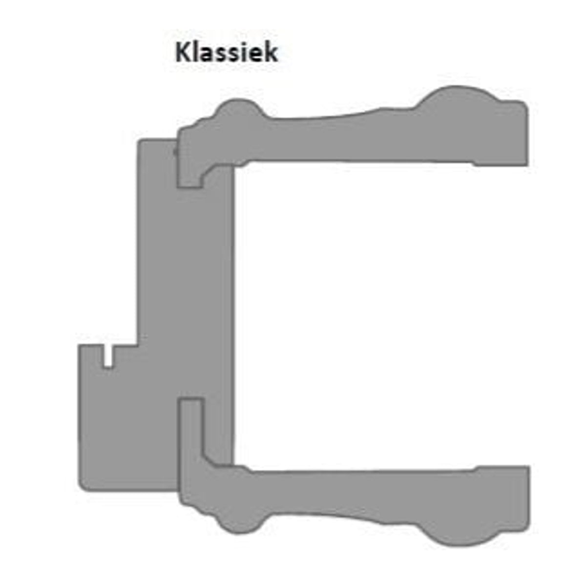COLO kozijn klassiek zonder bovenlicht