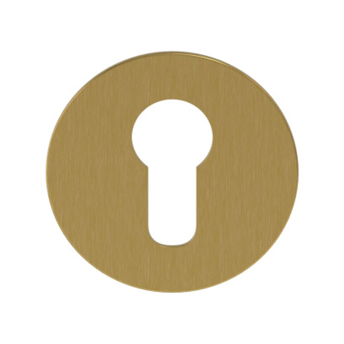 Cilinderrozet Orbit Regular mat messing