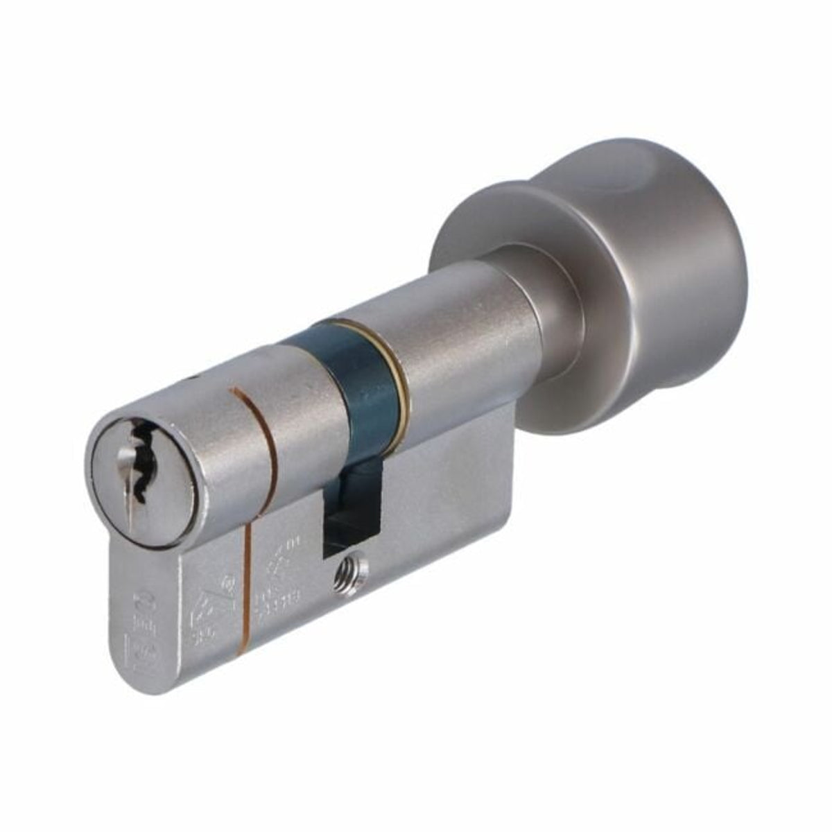 Knopcilinder vernikkeld SKG3