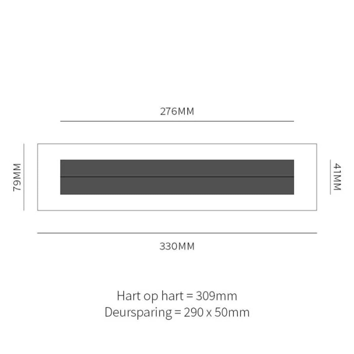 Voordeurset Zenith compleet (RVS PVD)