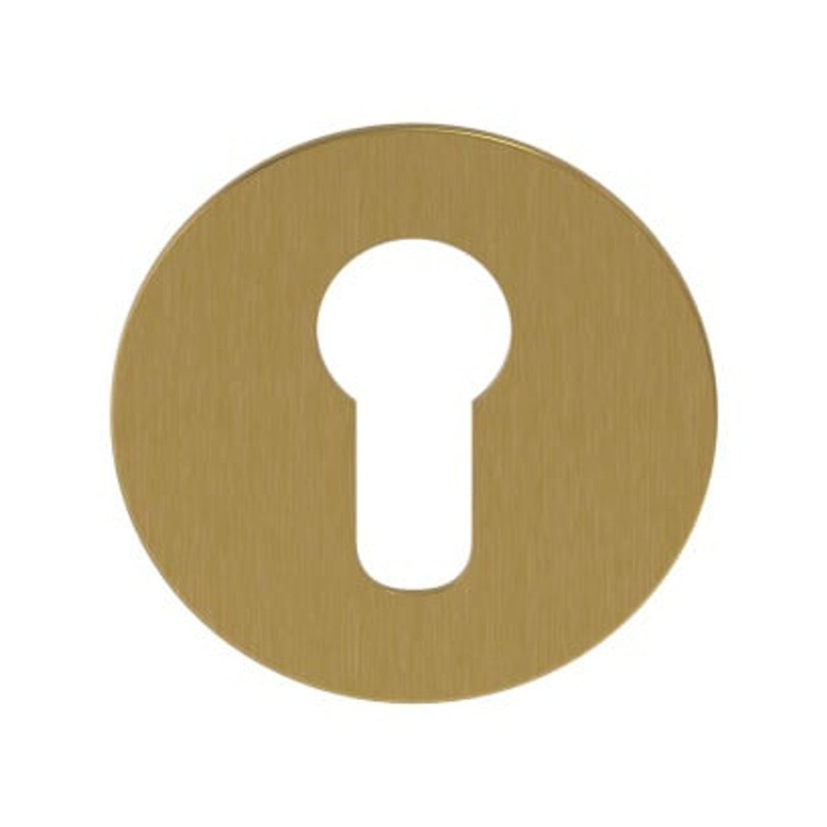 Cilinderrozet Orbit Regular mat messing