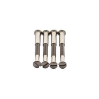 Patentbout m4x38 mm met hulsjes m4 staal vernikkeld