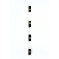 Freesmal tbv verdekt scharnier 130x30 4-delig (rail 250 cm)