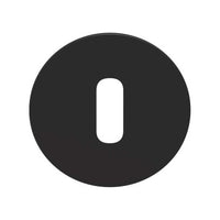 Sleutelrozet Orbit Regular zwart