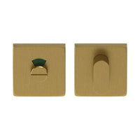 Toiletset Quadrate Regular mat messing