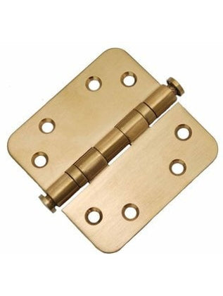 Kogellagerscharnier mat goud (89x89)