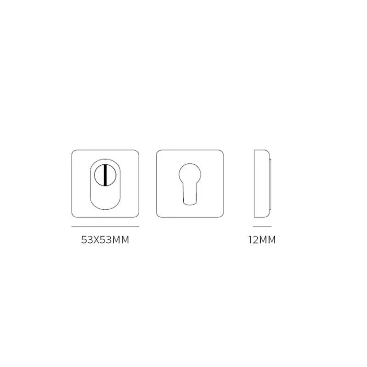 Voordeurset Zenith compleet (zwart)