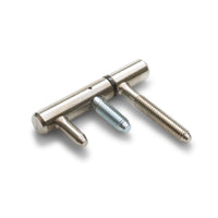Paumelle voor stalen kozijnen 70x12 mm nikkel (Svedex / Berkvens)