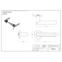 Deurkruk Eclipse DR103-G PVD mat goud