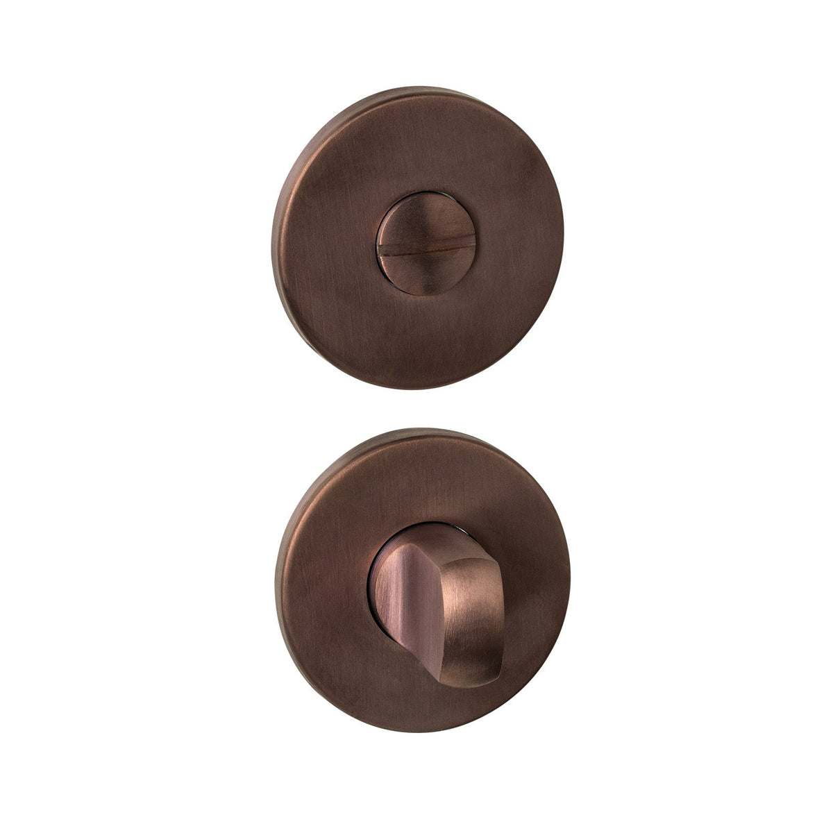 Toiletset rond PVD brons