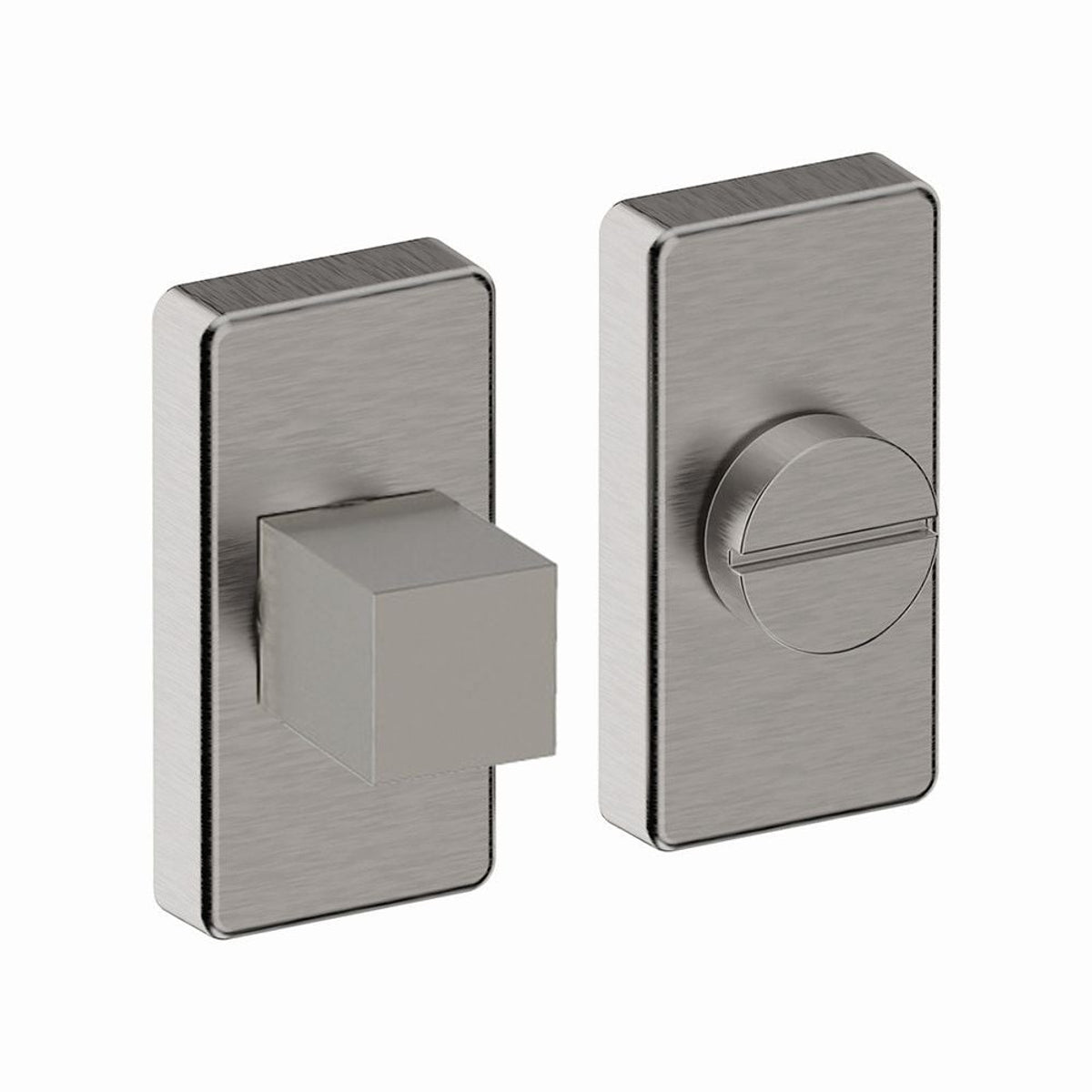 Toiletset Italia rechthoekig RVS