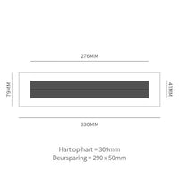 Voordeurset Zenith compleet (getrommeld messing)