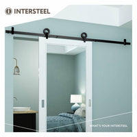 Schuifdeursysteem Modern Top mat zwart