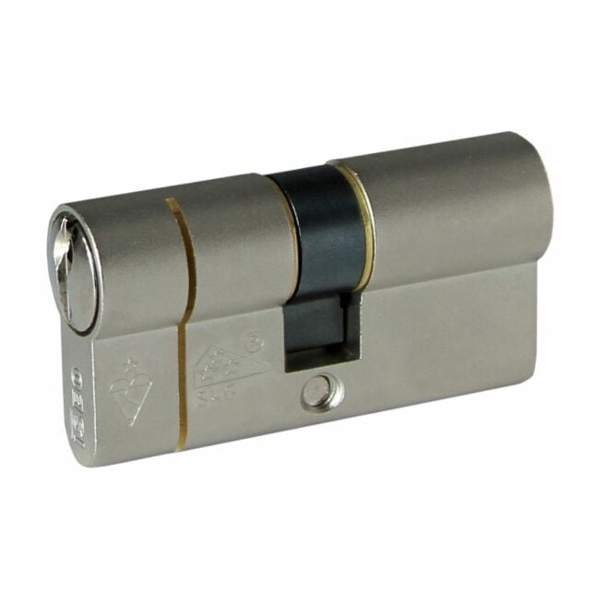Veiligheidscilinder 30/45 vernikkeld SKG3