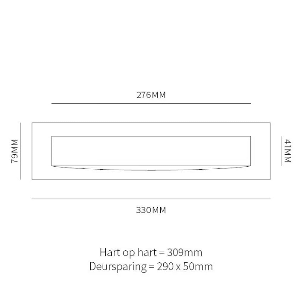Voordeurset Zenith compleet (zwart)