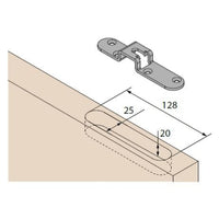 Verdekt liggende beugelset tbv Ultralux Evo 80