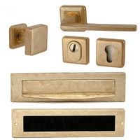 Voordeurset Zenith compleet (getrommeld messing)