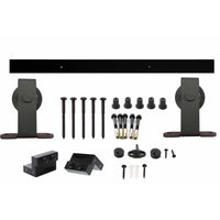 Schuifdeursysteem Basic Top mat zwart