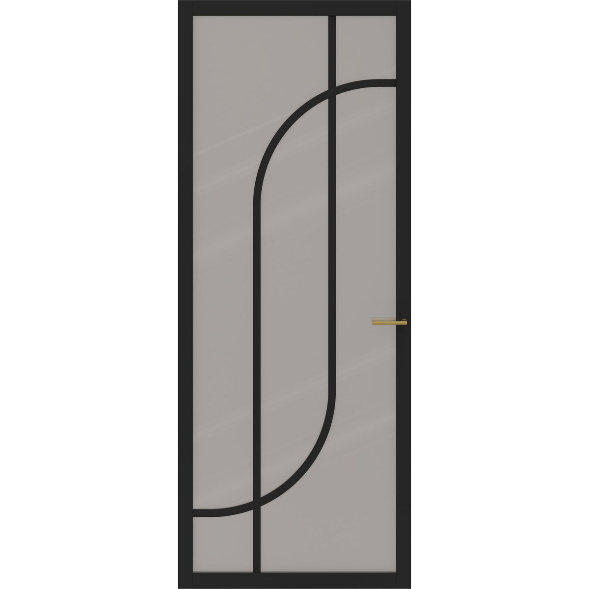 Binnendeur Slim series One SSL 4517 Rook glas