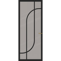 Binnendeur Slim series One SSL 4517 Rook glas