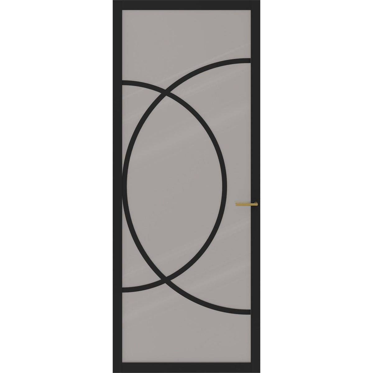 Binnendeur Slim series One SSL 4518 Rook glas