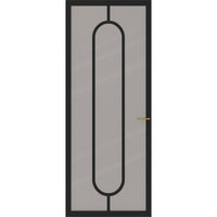 Binnendeur Slim series One SSL 4519 Rook glas