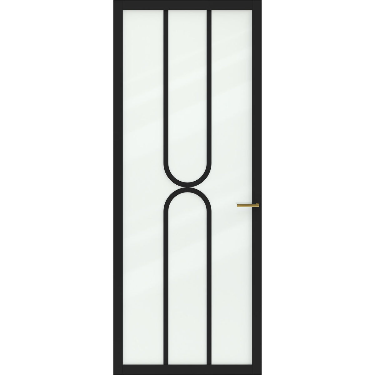 Binnendeur Slim series One SSL 4520 Nevel glas