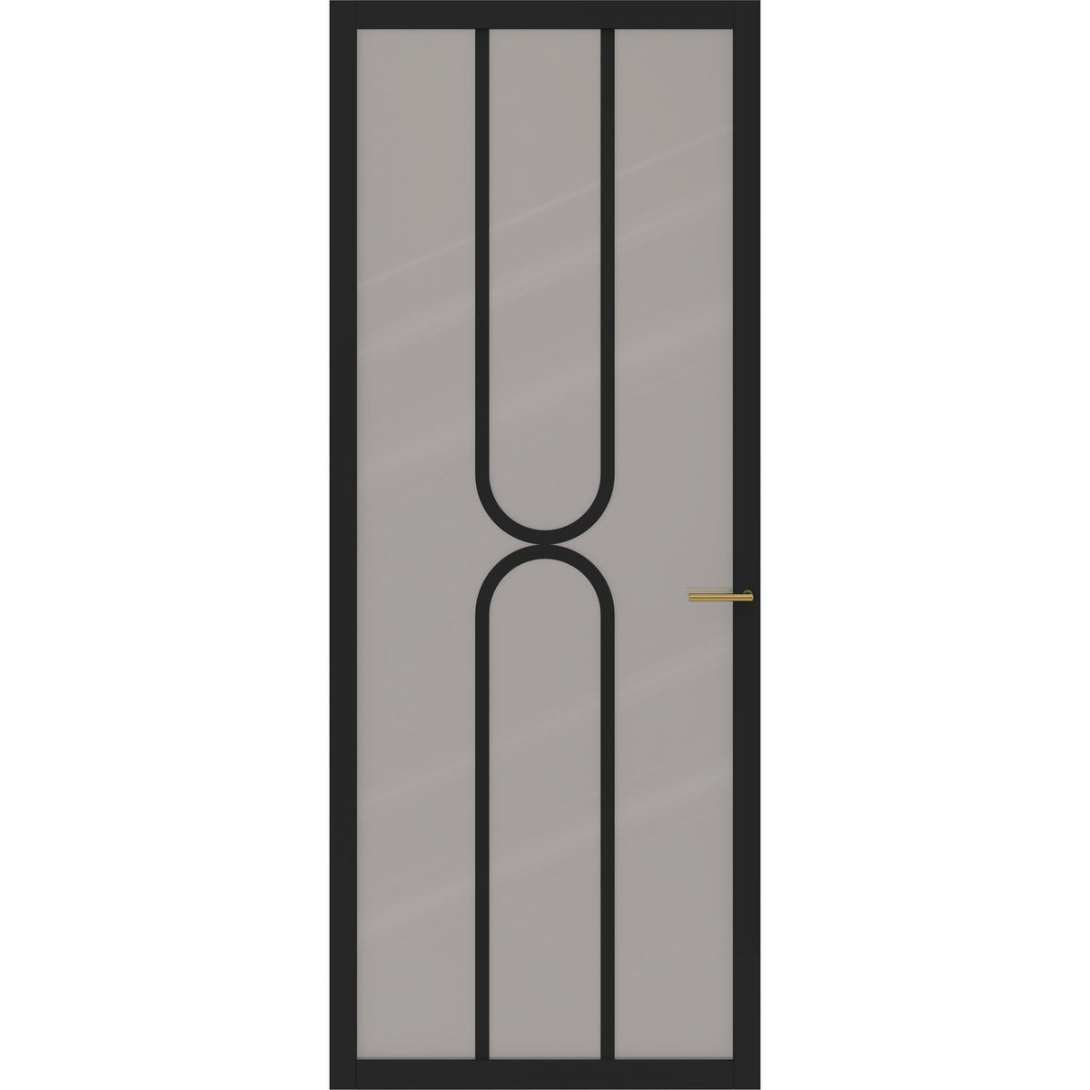 Binnendeur Slim series One SSL 4520 Rook glas