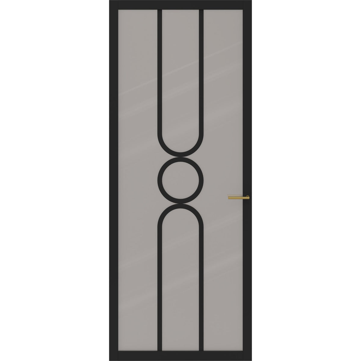 Binnendeur Slim series One SSL 4521 Rook glas