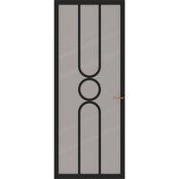 Binnendeur Slim series One SSL 4521 Rook glas