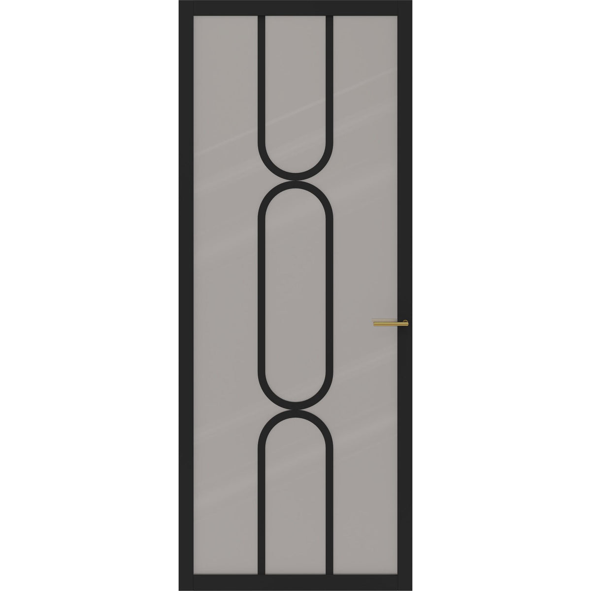 Binnendeur Slim series One SSL 4522 Rook glas