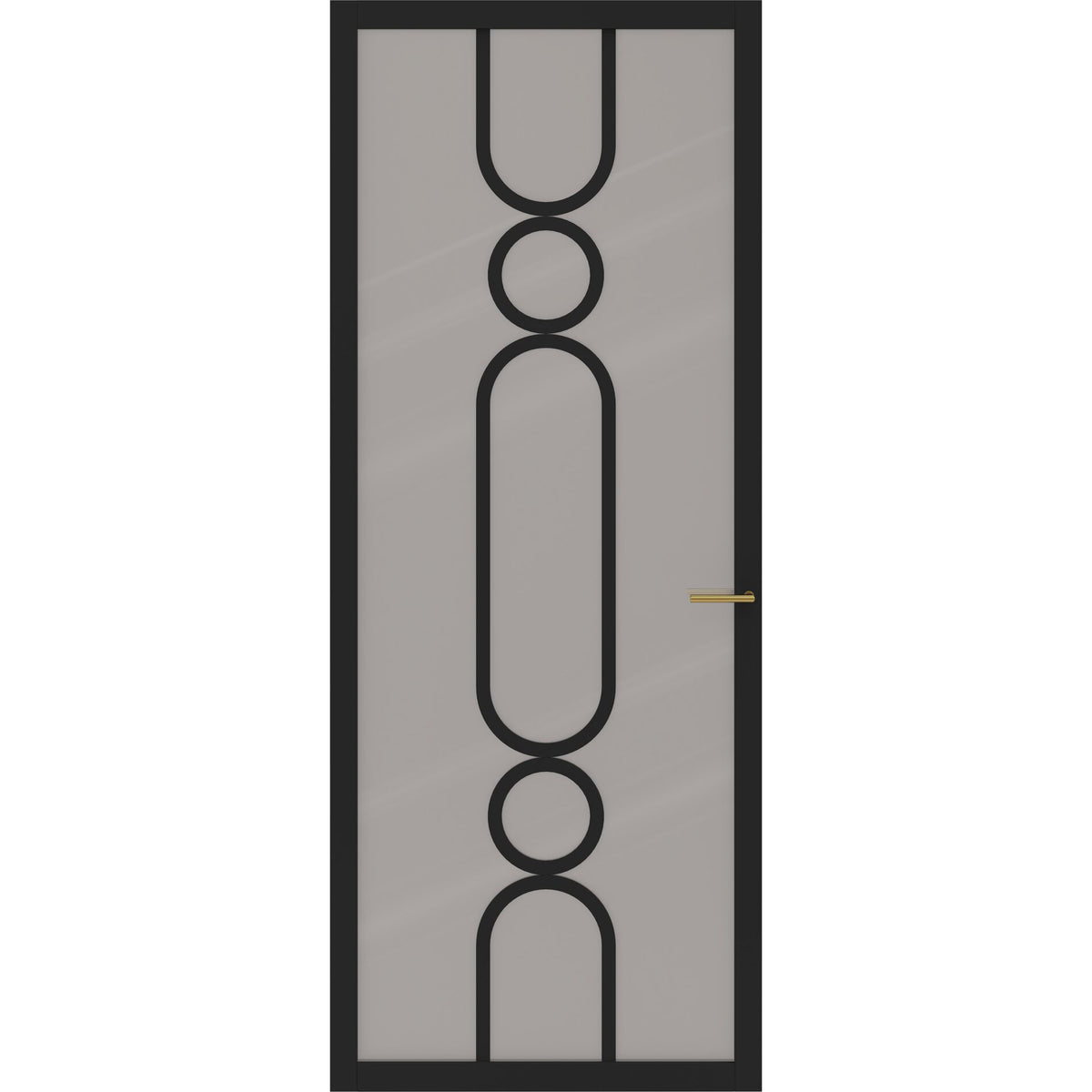 Binnendeur Slim series One SSL 4523 Rook glas